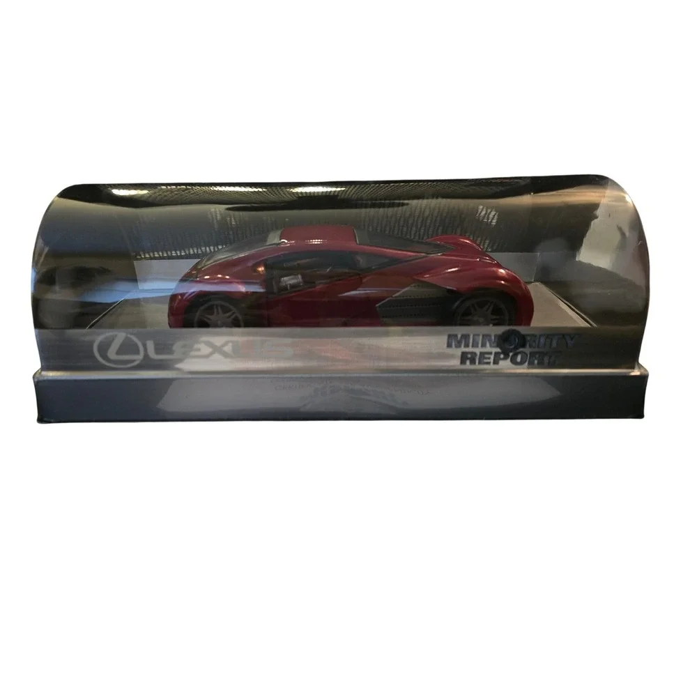 Lexus Minority Report Sports Car 2054 Red Die-Cast Model Maisto 31965‎ with COA
